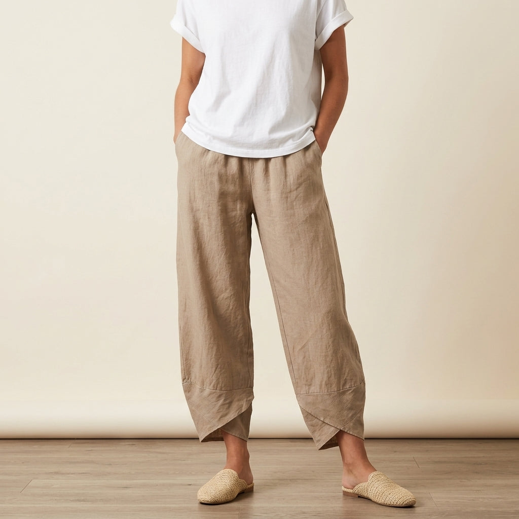 Roselle Linen Summer Pants