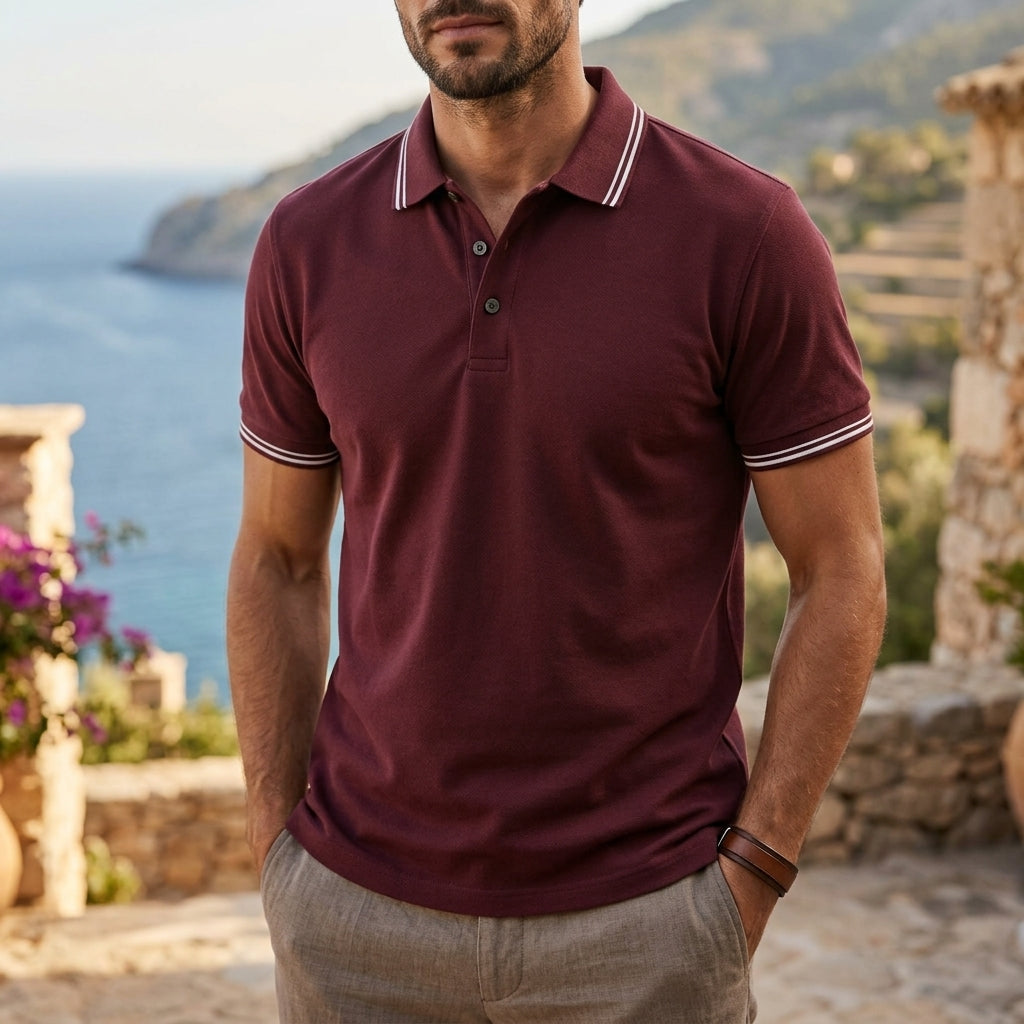 Renato Men's Elegant Cotton Polo Shirt