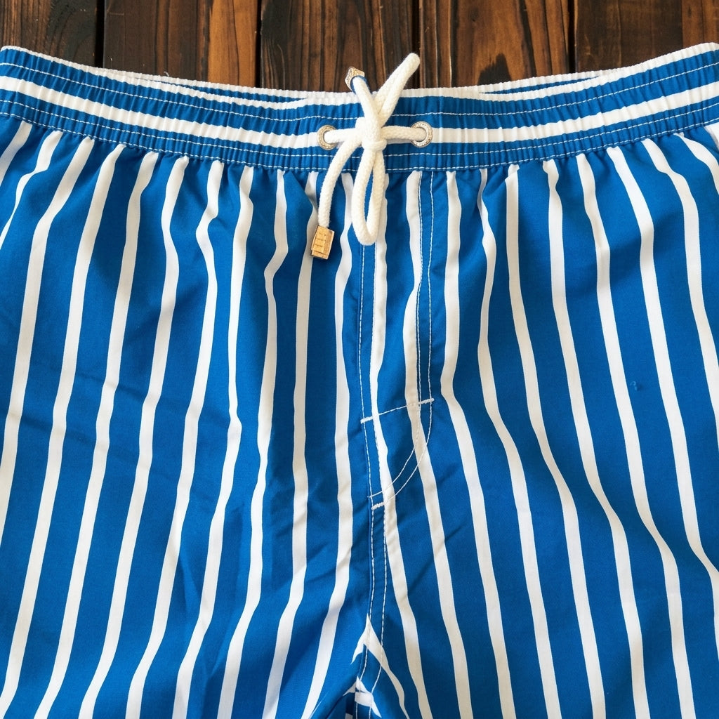 Massimo Men’s Striped Swim Shorts