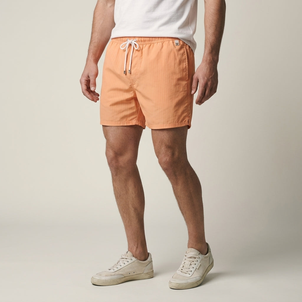 Massimo Men’s Striped Swim Shorts