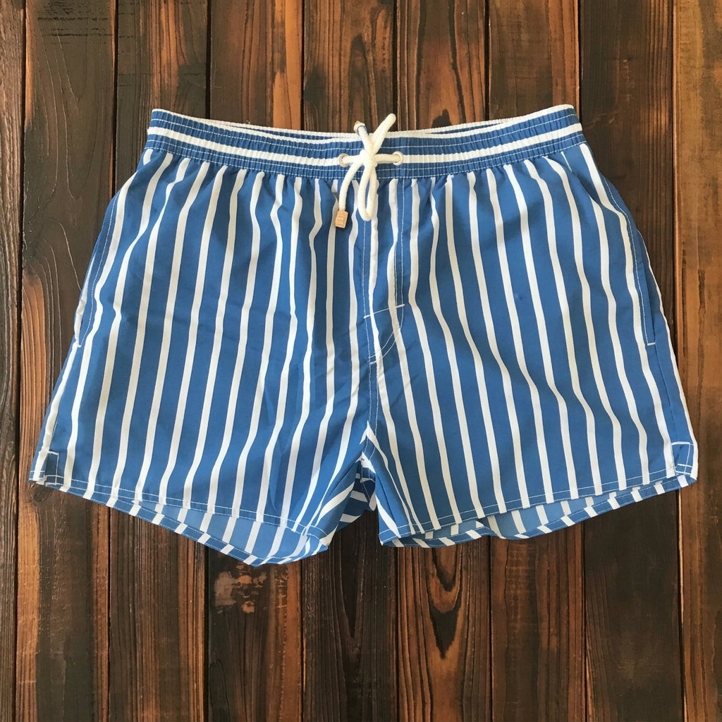 Massimo Men’s Striped Swim Shorts