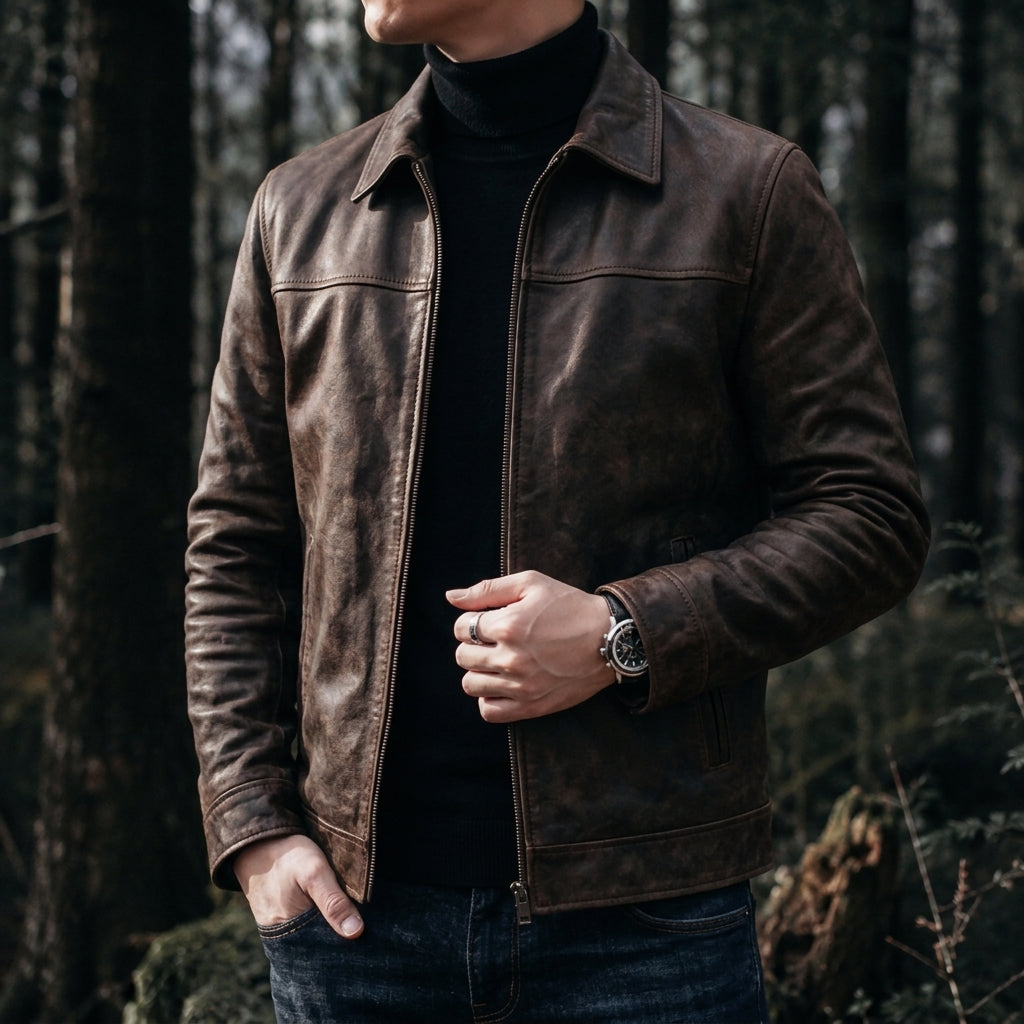 Salerno Men's Leather Jacket
