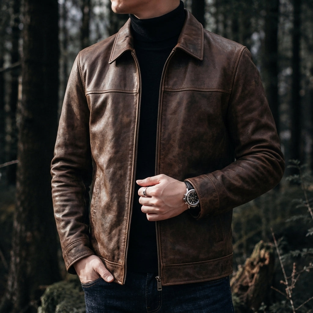 Salerno Men's Leather Jacket