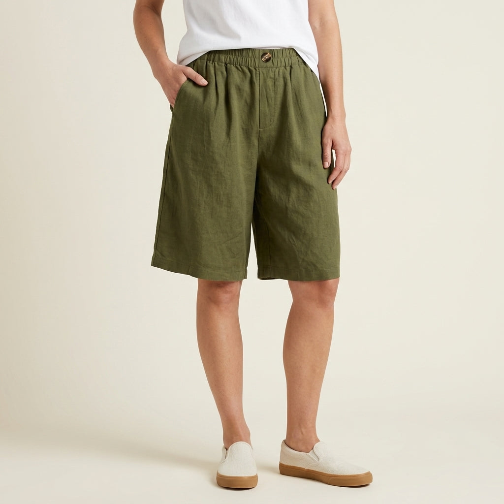 Arianna Women's Linen Shorts