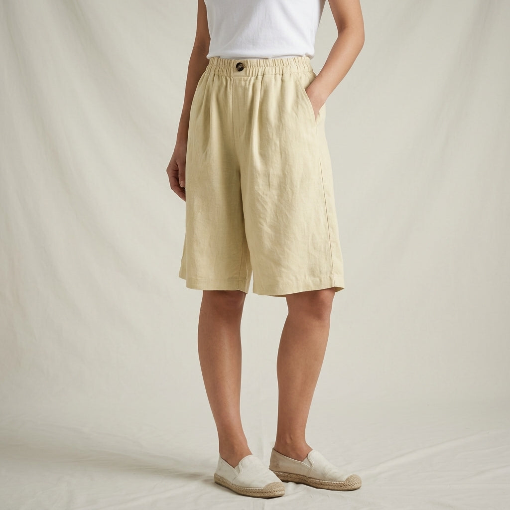 Arianna Women's Linen Shorts