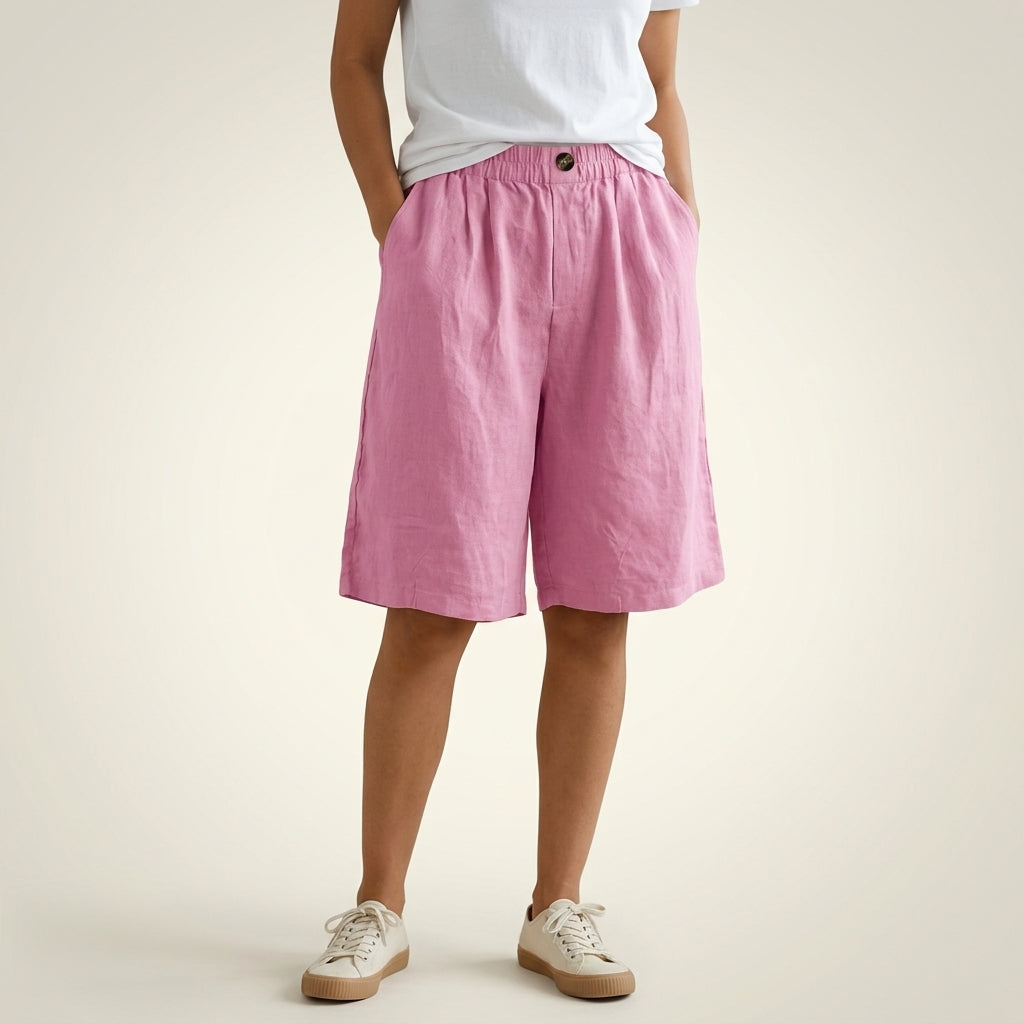 Arianna Women's Linen Shorts