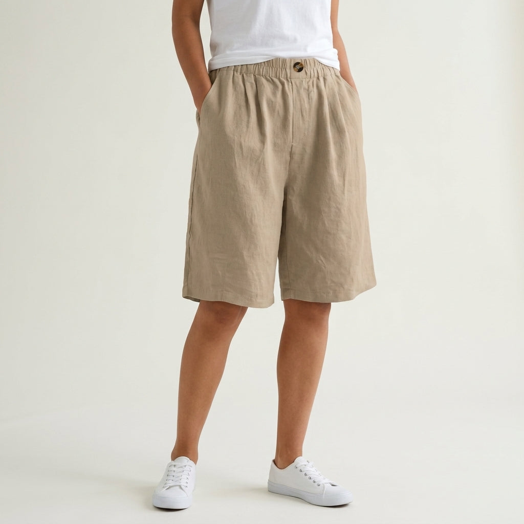 Arianna Women's Linen Shorts