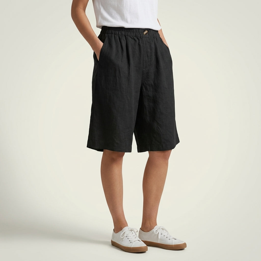 Arianna Women's Linen Shorts