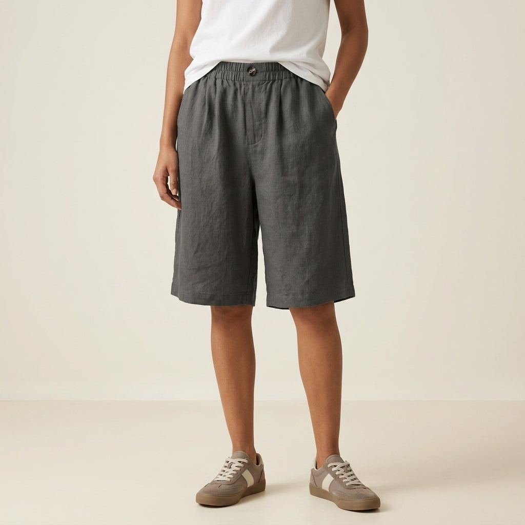 Arianna Women's Linen Shorts