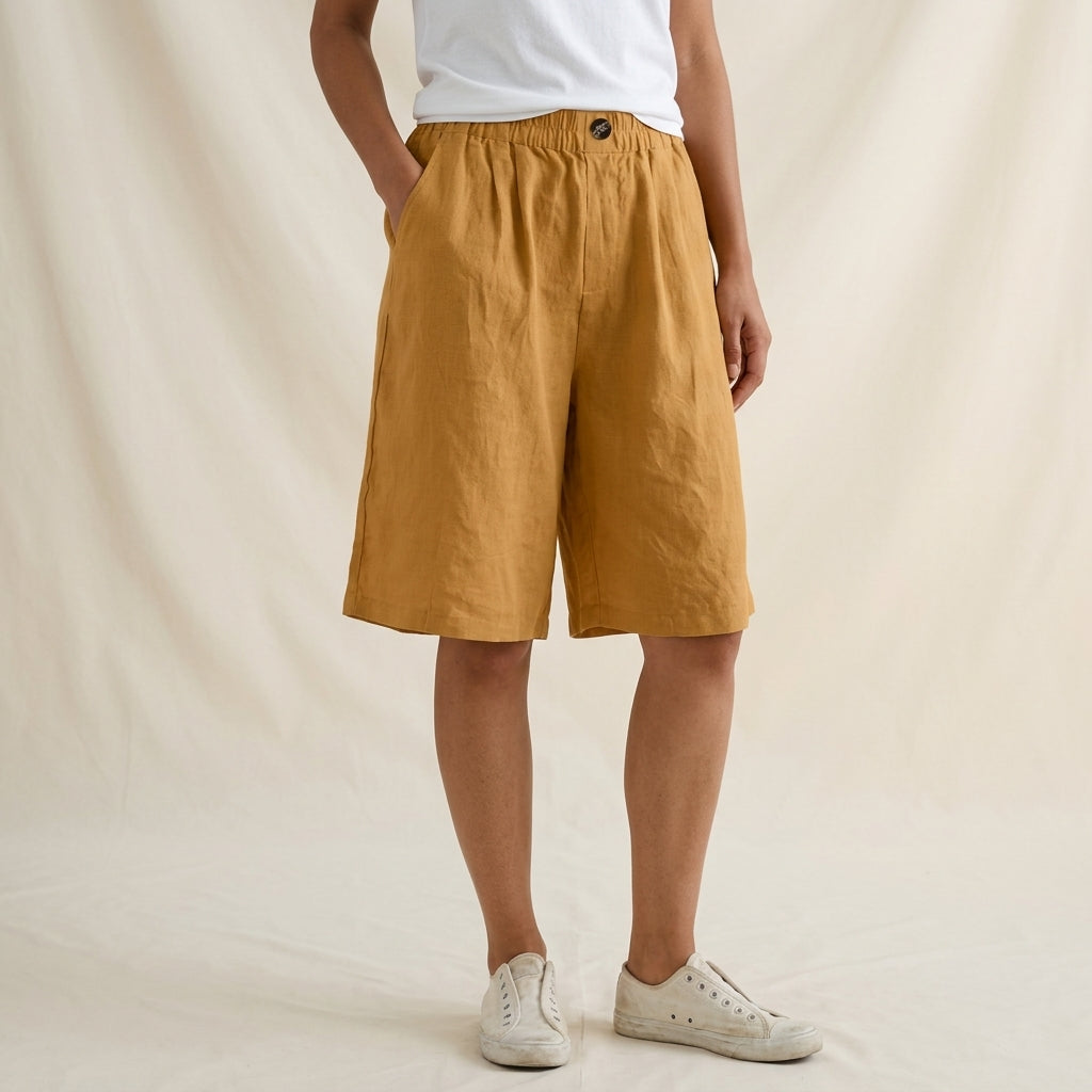 Arianna Women's Linen Shorts