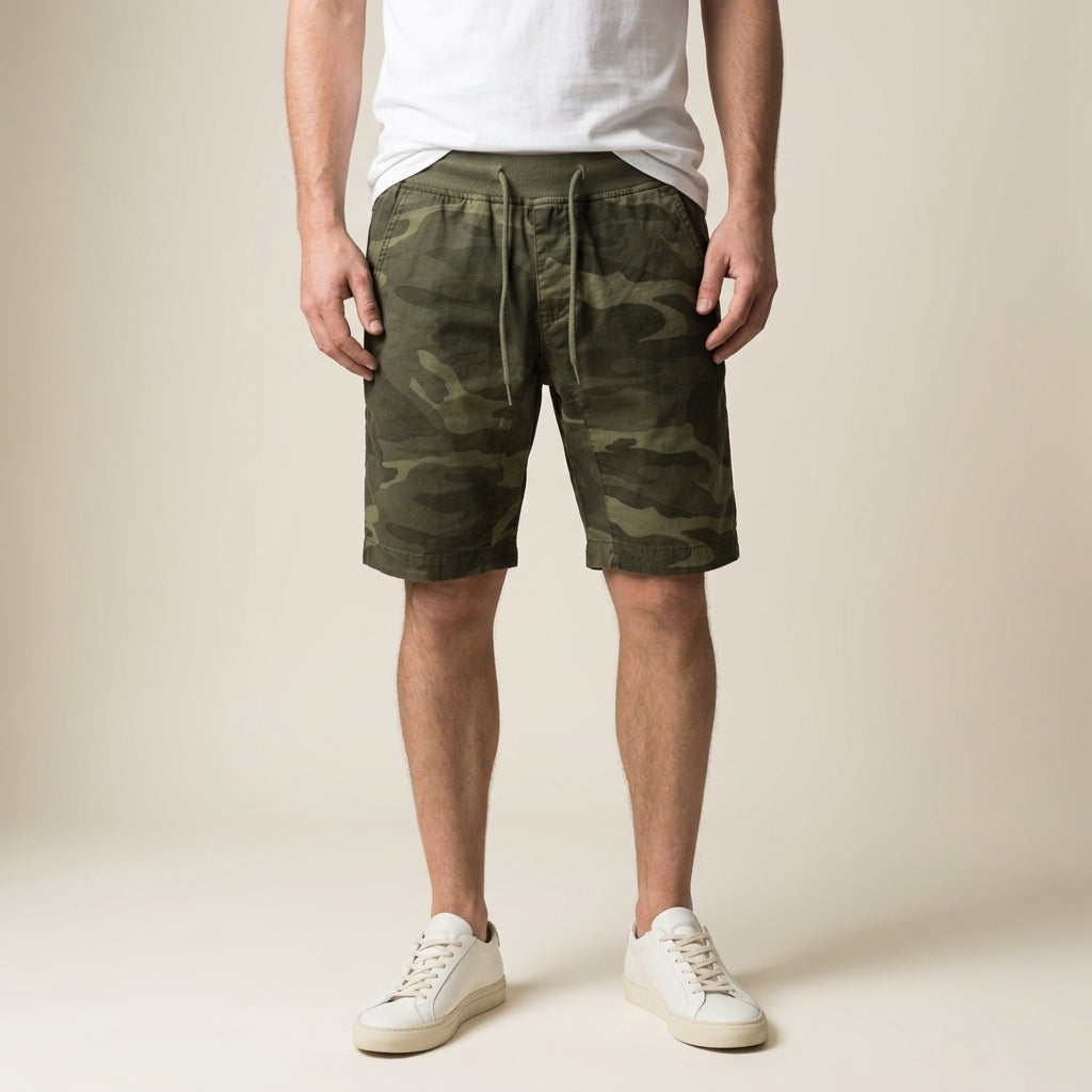 Antonio Men’s Camo Print Shorts
