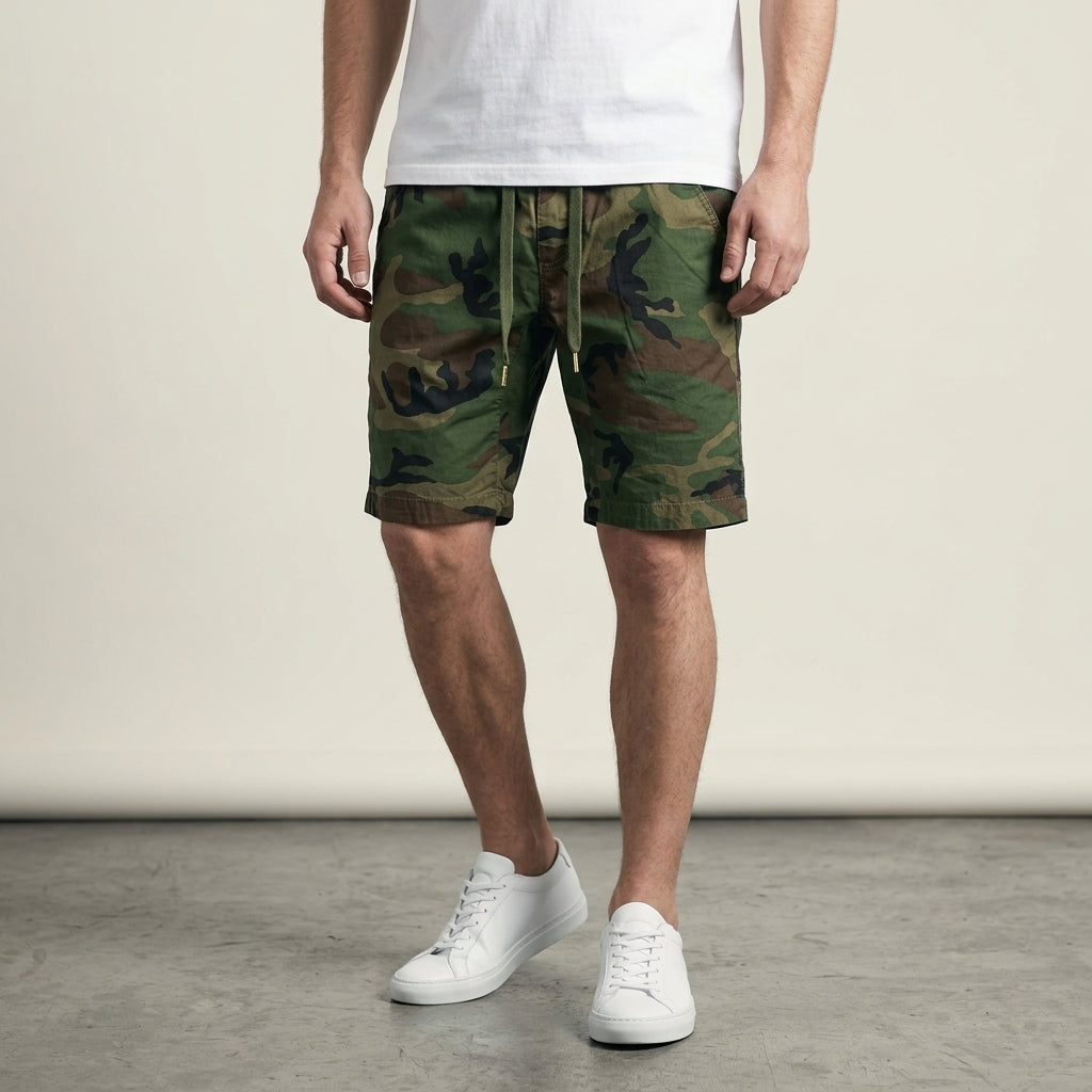 Antonio Men’s Camo Print Shorts