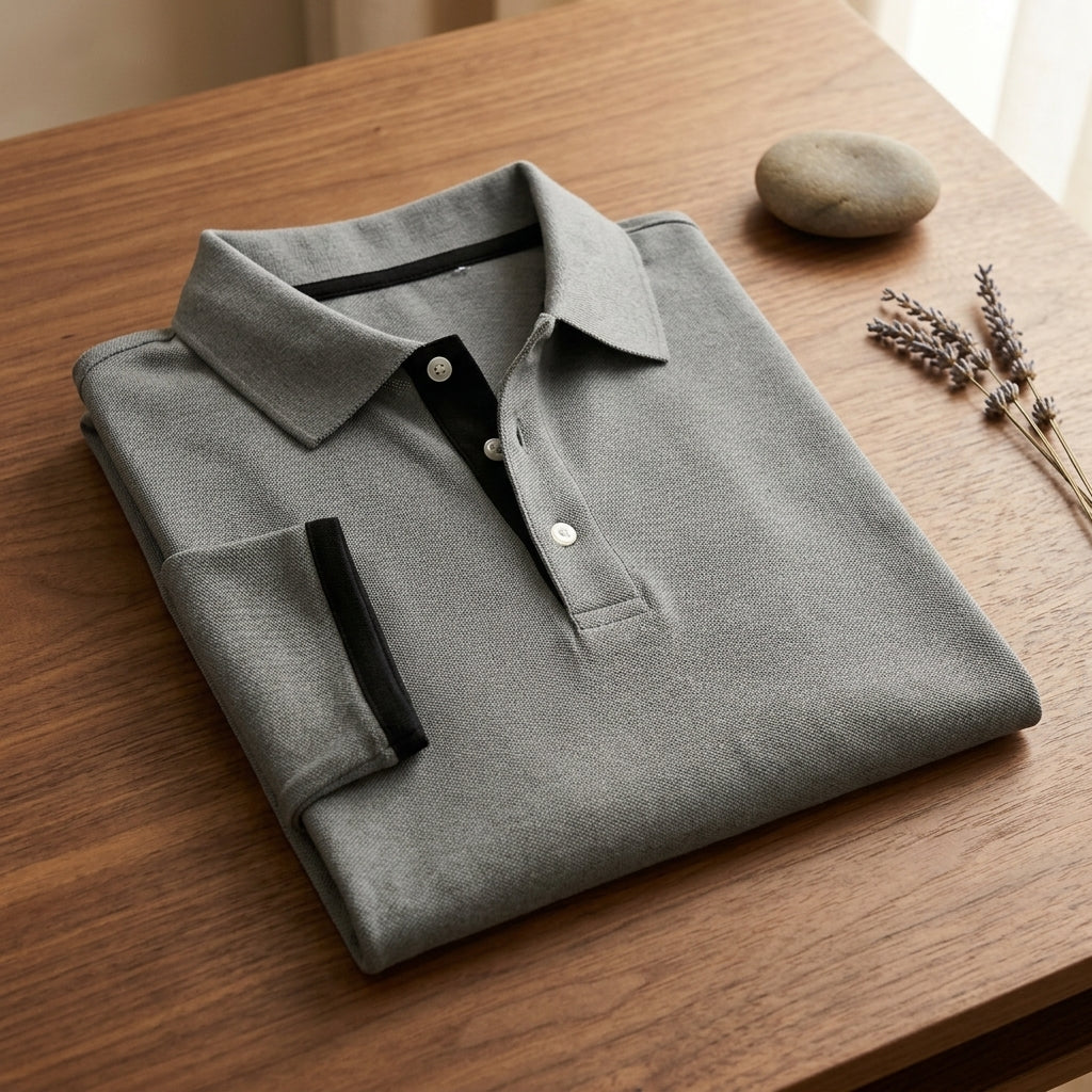 Sergio Men's Long Sleeve Polo Shirt