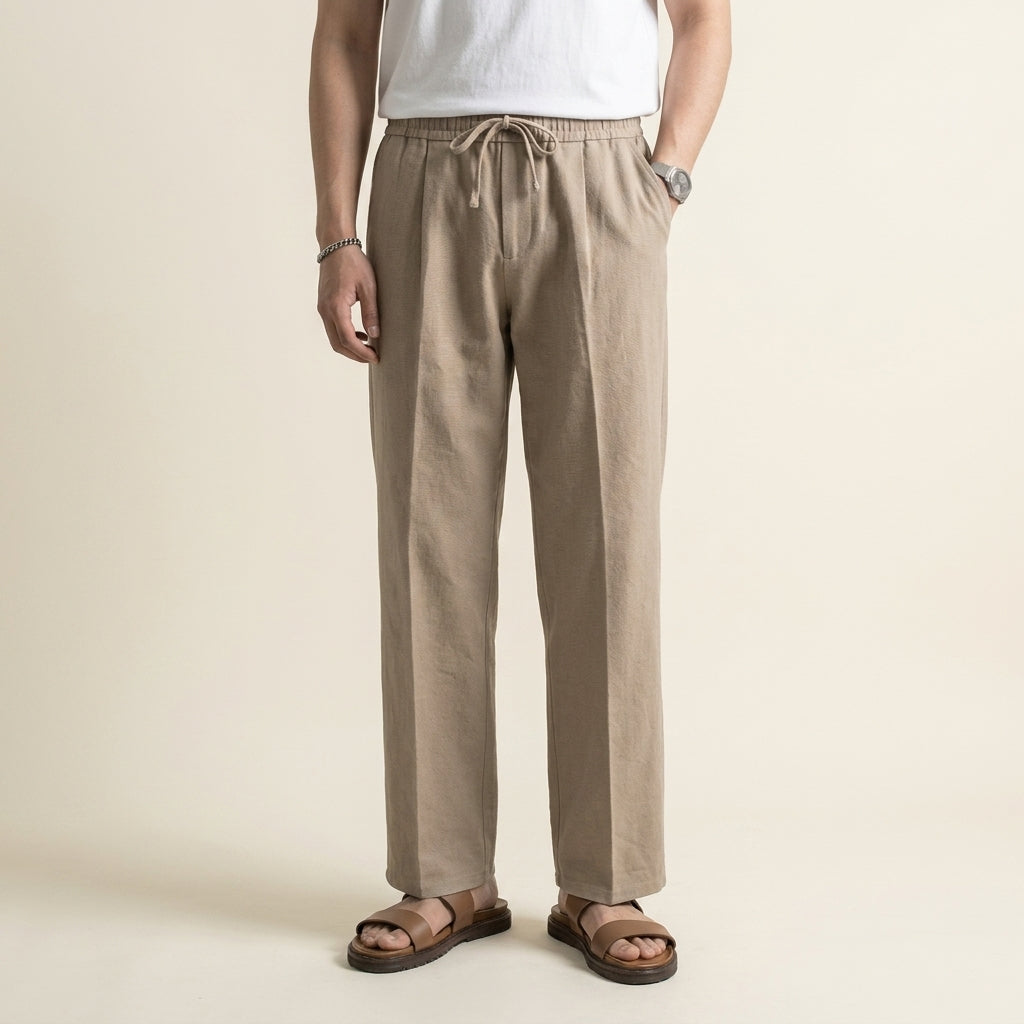 Lorenzo Relaxed Fit Smart-Casual Pants