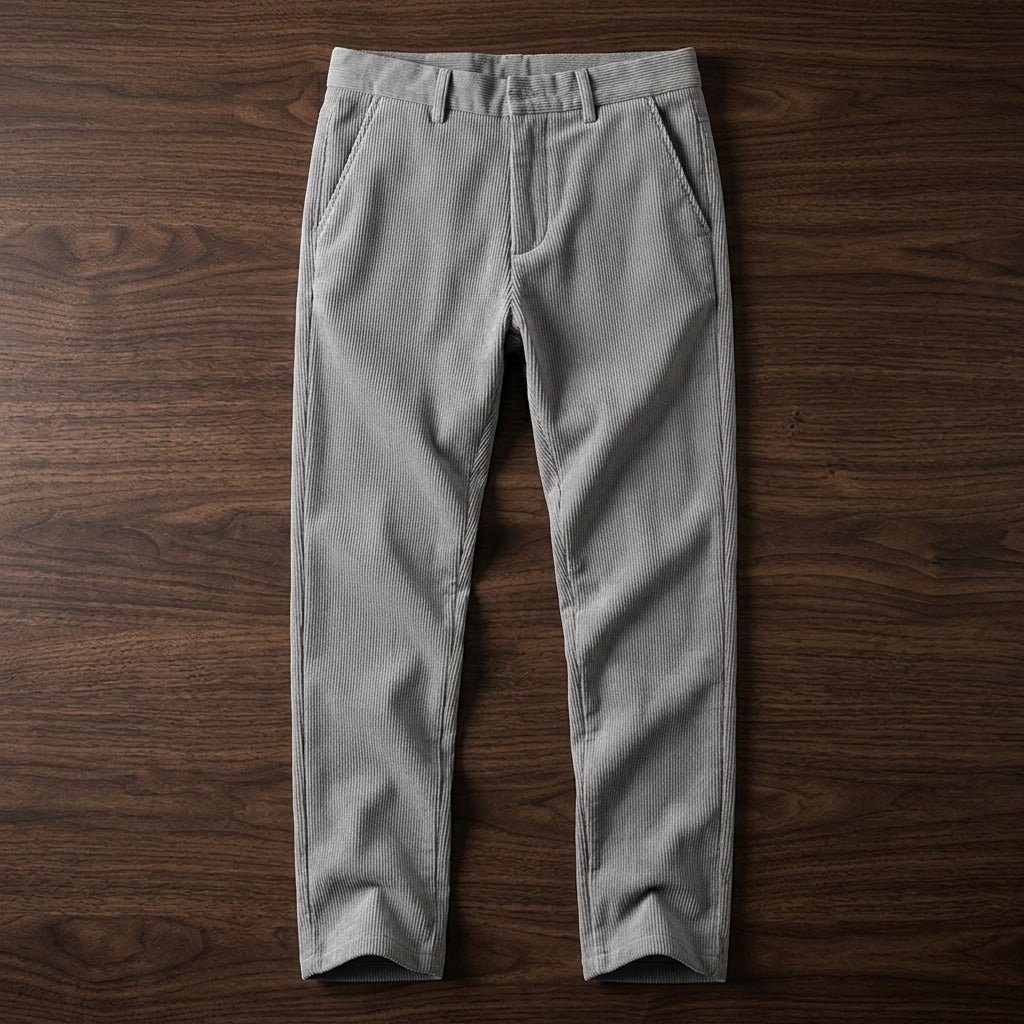 Raffaele Slim Fit Corduroy Pants