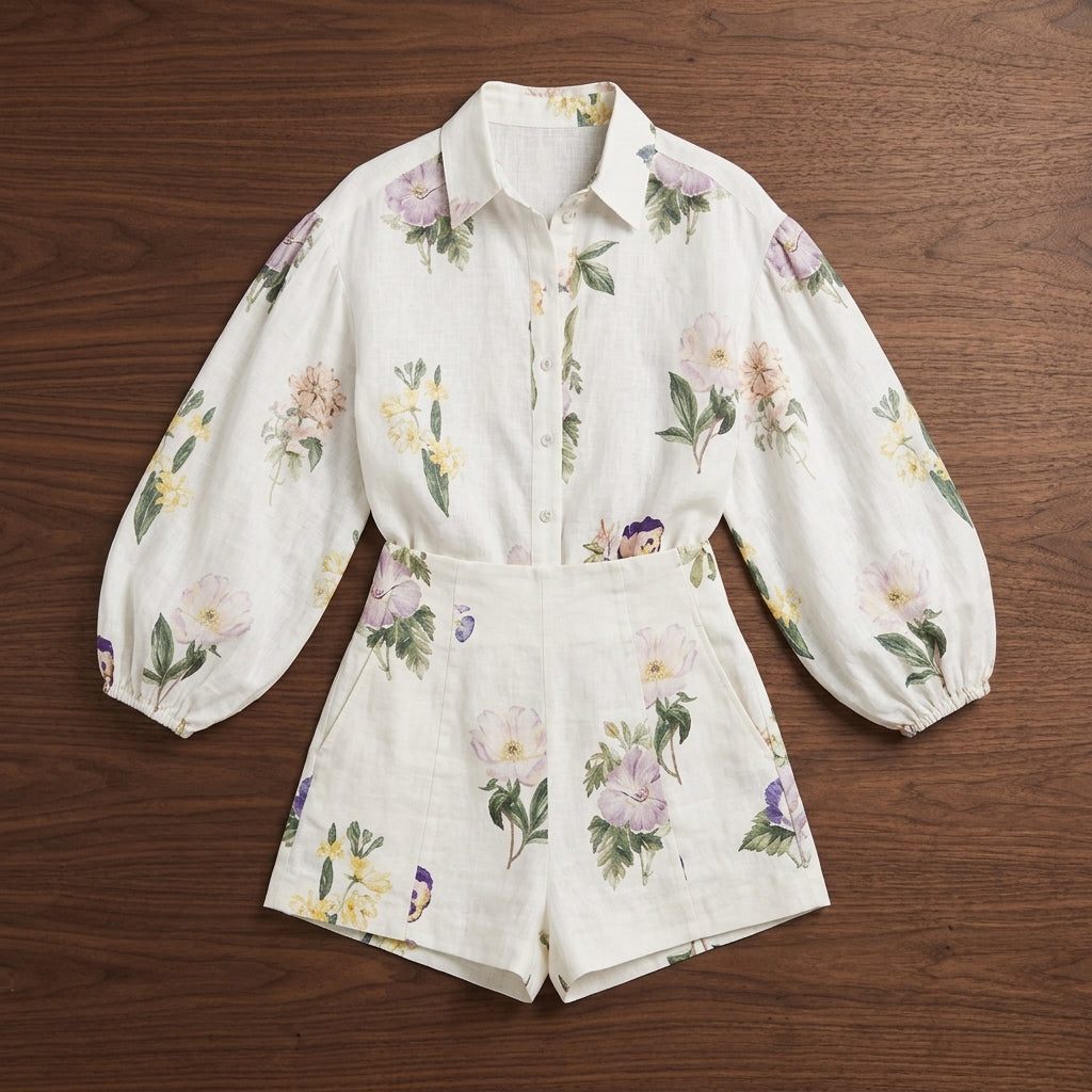 Paloma Women's Floral Two Piece Set