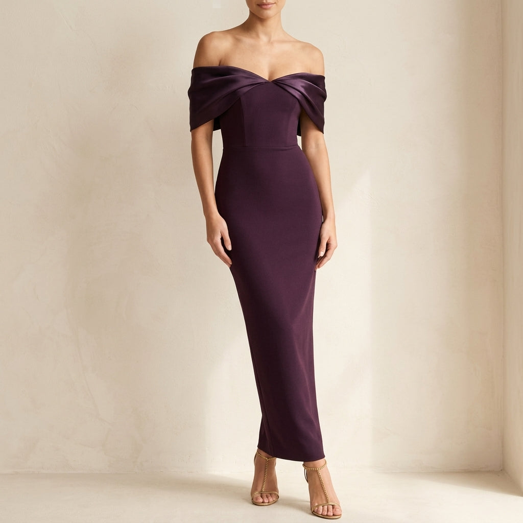 Roselle Off the Shoulder Party Dress