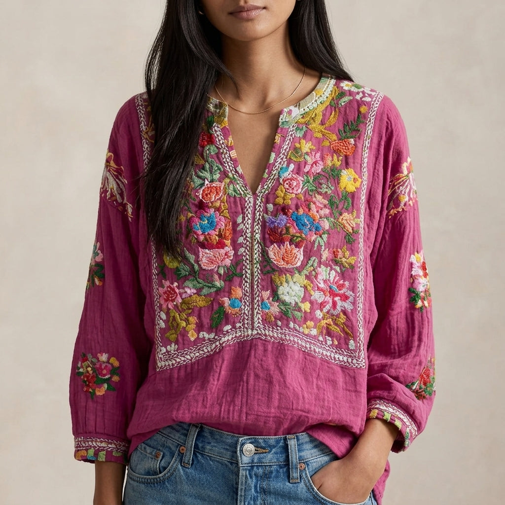 Alessia Women's Embroided Blouse