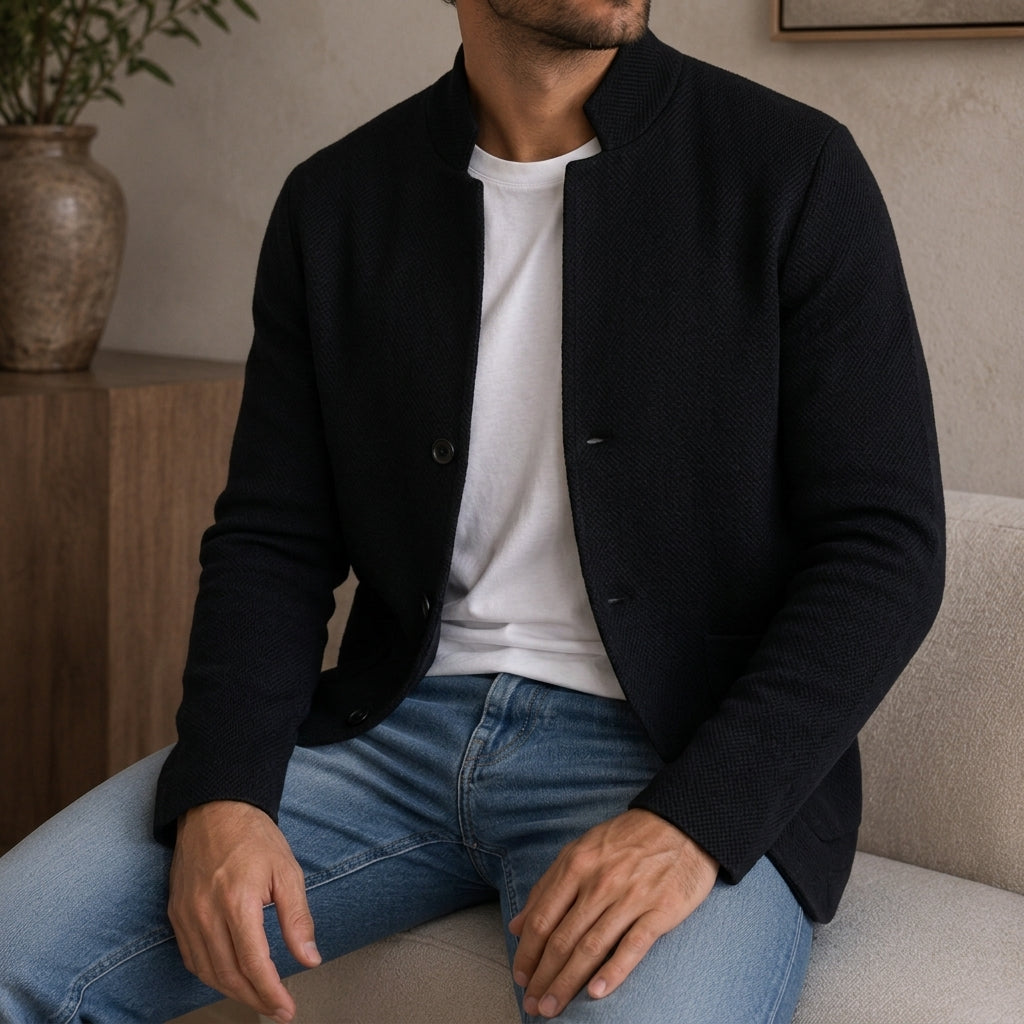 Caruso Men's Wool Knit Blazer
