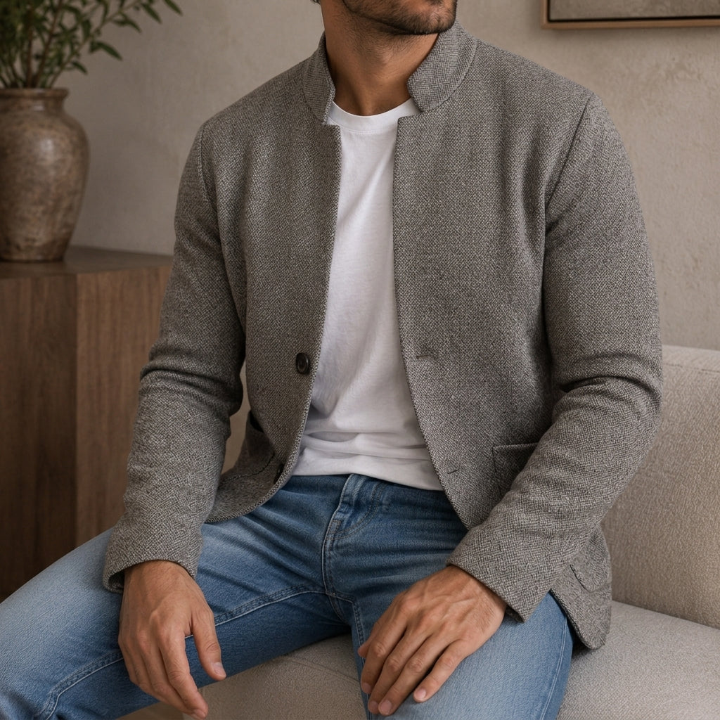 Caruso Men's Wool Knit Blazer