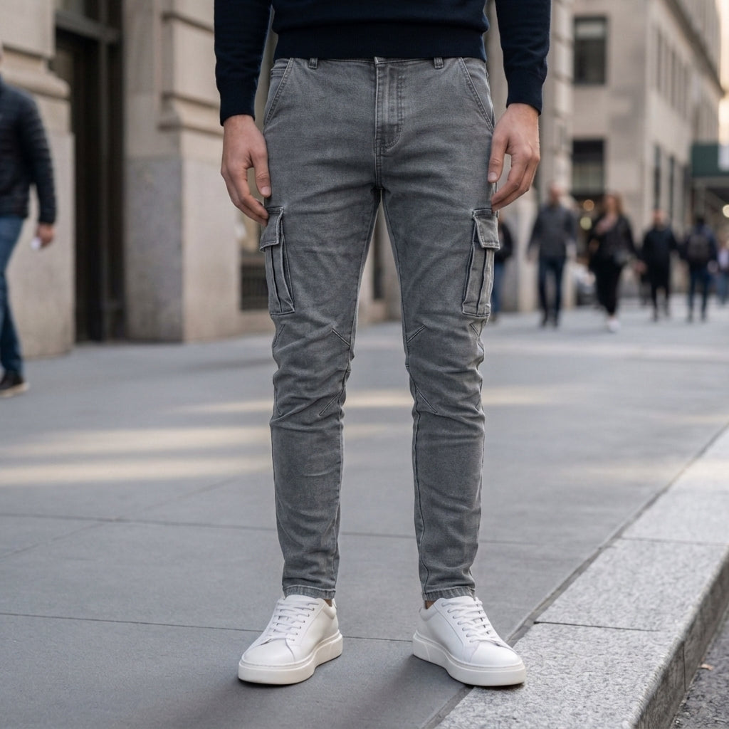 Murcia Slim Cargo Denim Jeans