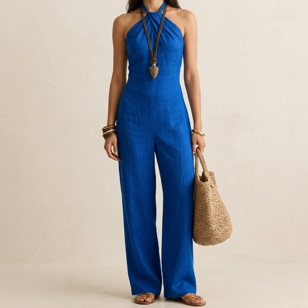 Romina Women's Linen Maxi Dress