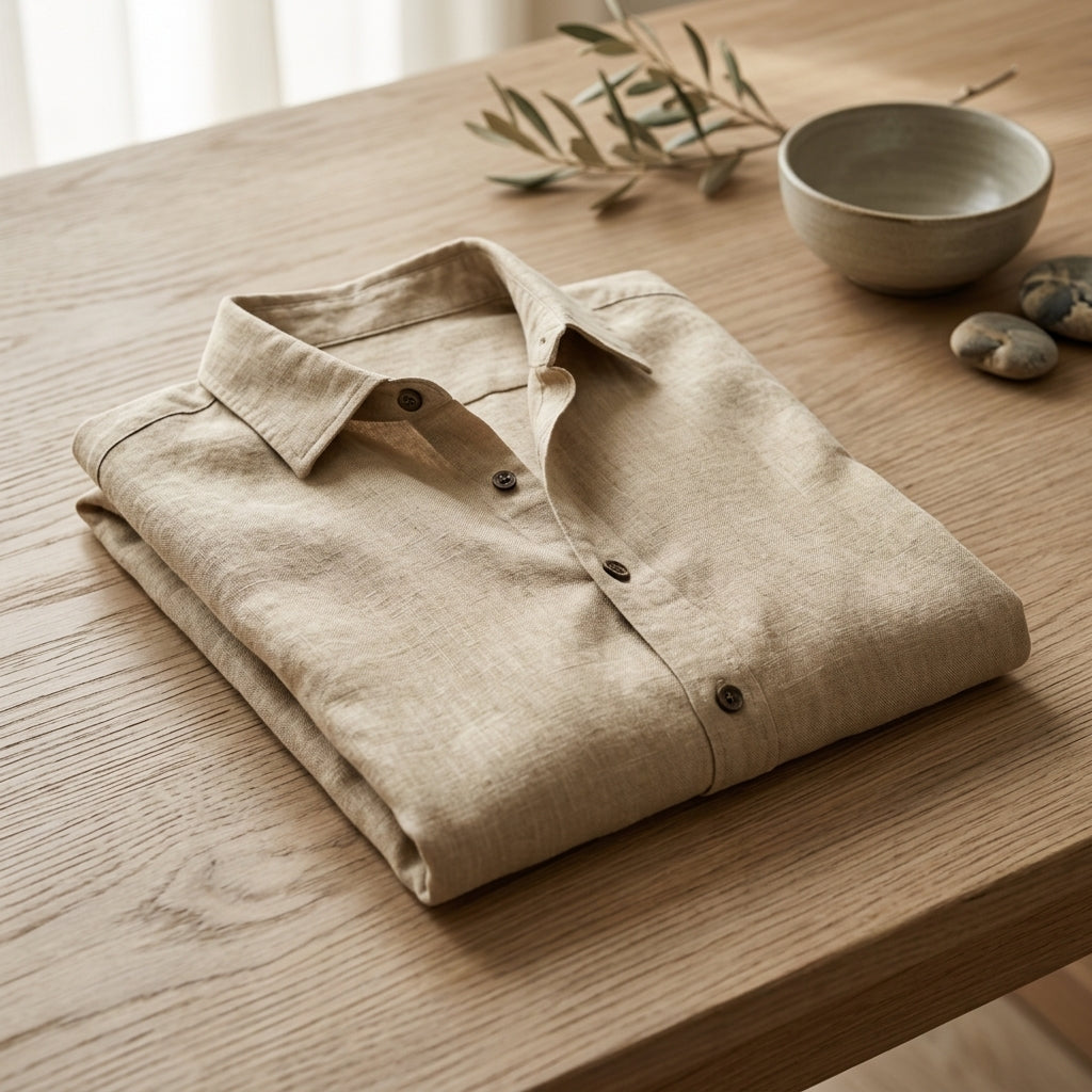 Marcello Long Sleeve Linen Shirt