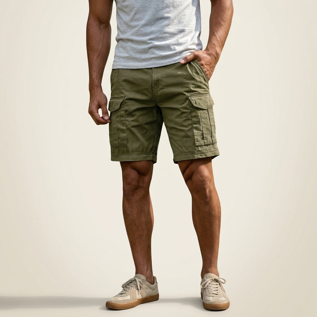 Silvano Men's Summer Utility Shorts