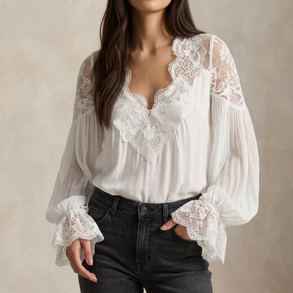 Arielle Women's Lace Blouse