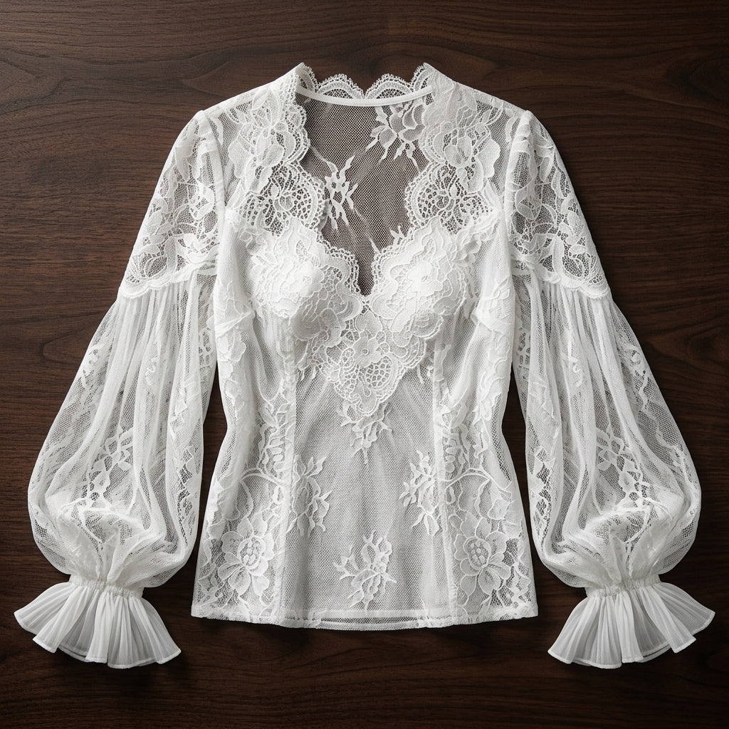 Arielle Women's Lace Blouse