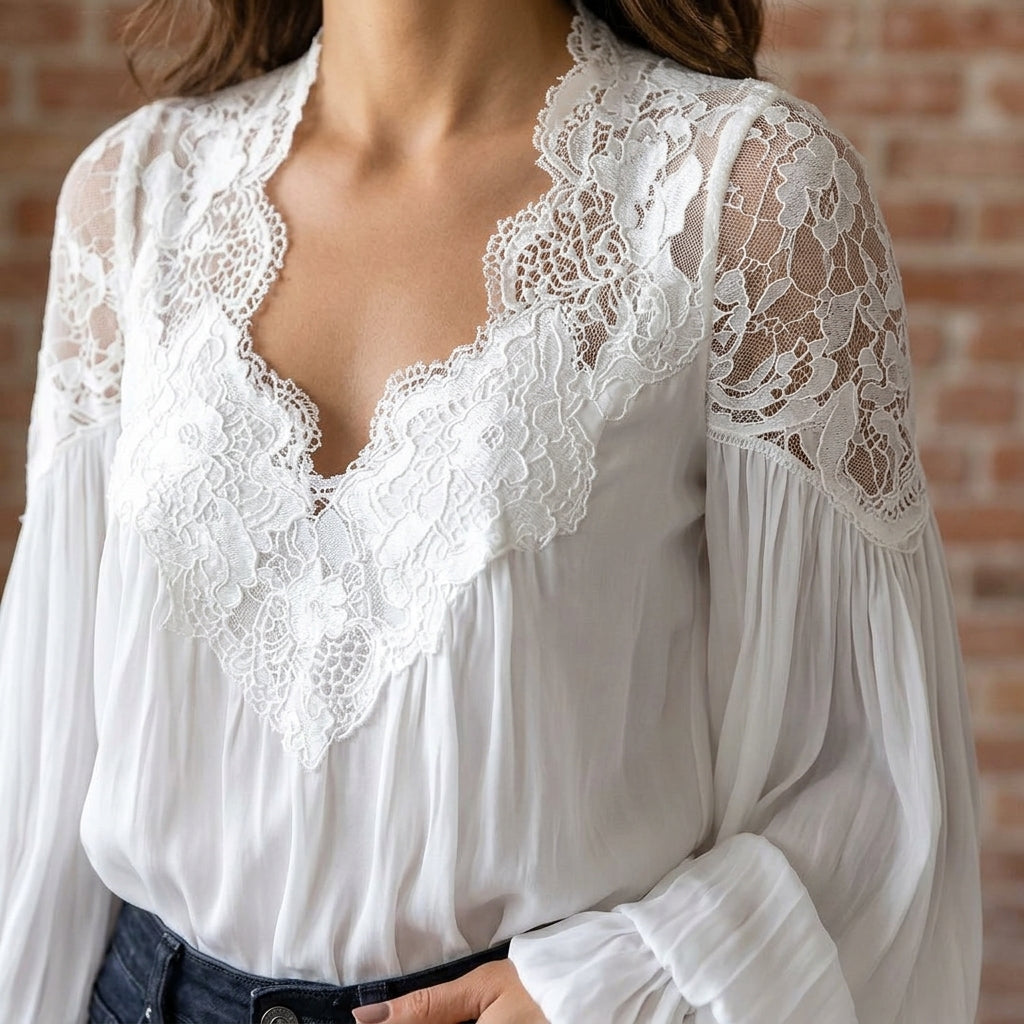 Arielle Women's Lace Blouse
