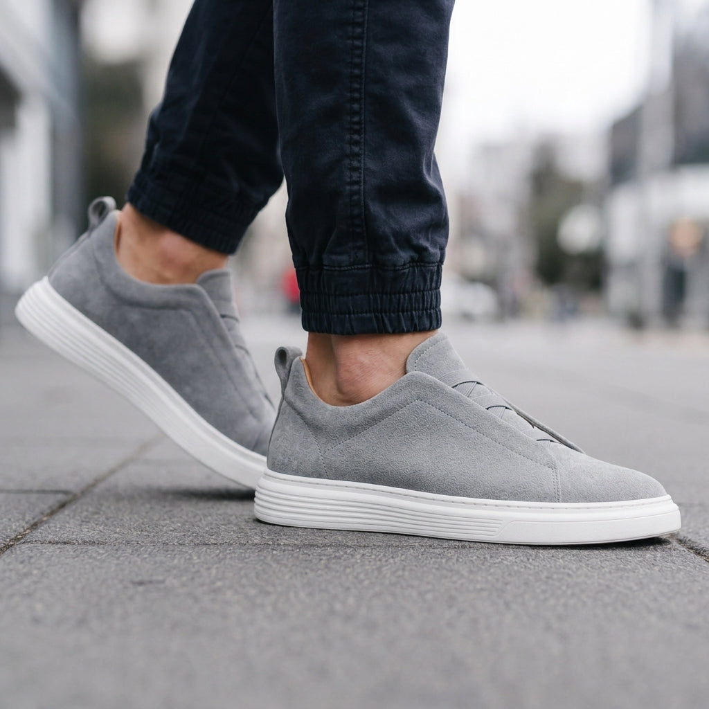 Langley Men’s Suede Slip-On Sneakers