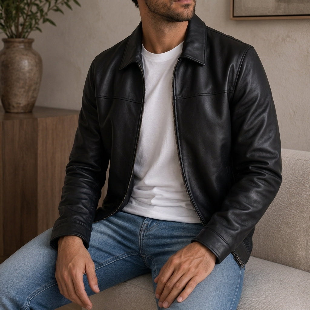 Oakford Men’s Leather Jacket