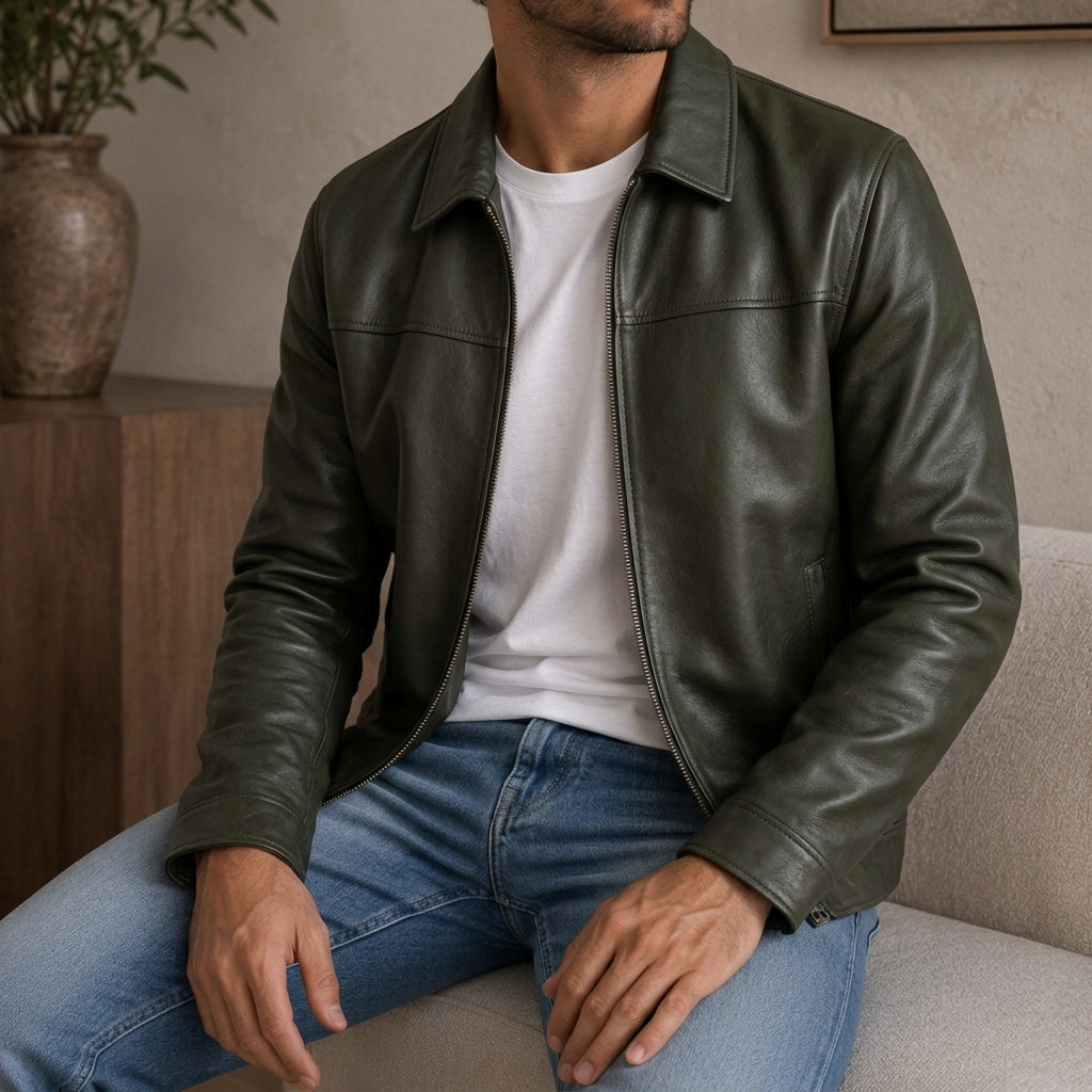 Oakford Men’s Leather Jacket