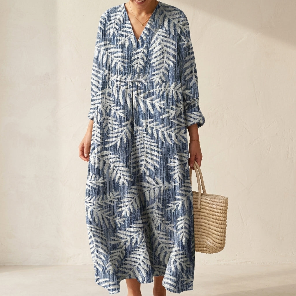 Rennes Elegant print dress