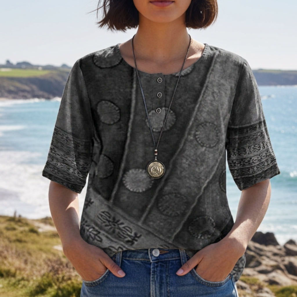 Amarante Vintage Print Blouse