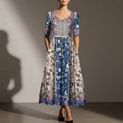 Blue Ivory Patchwork