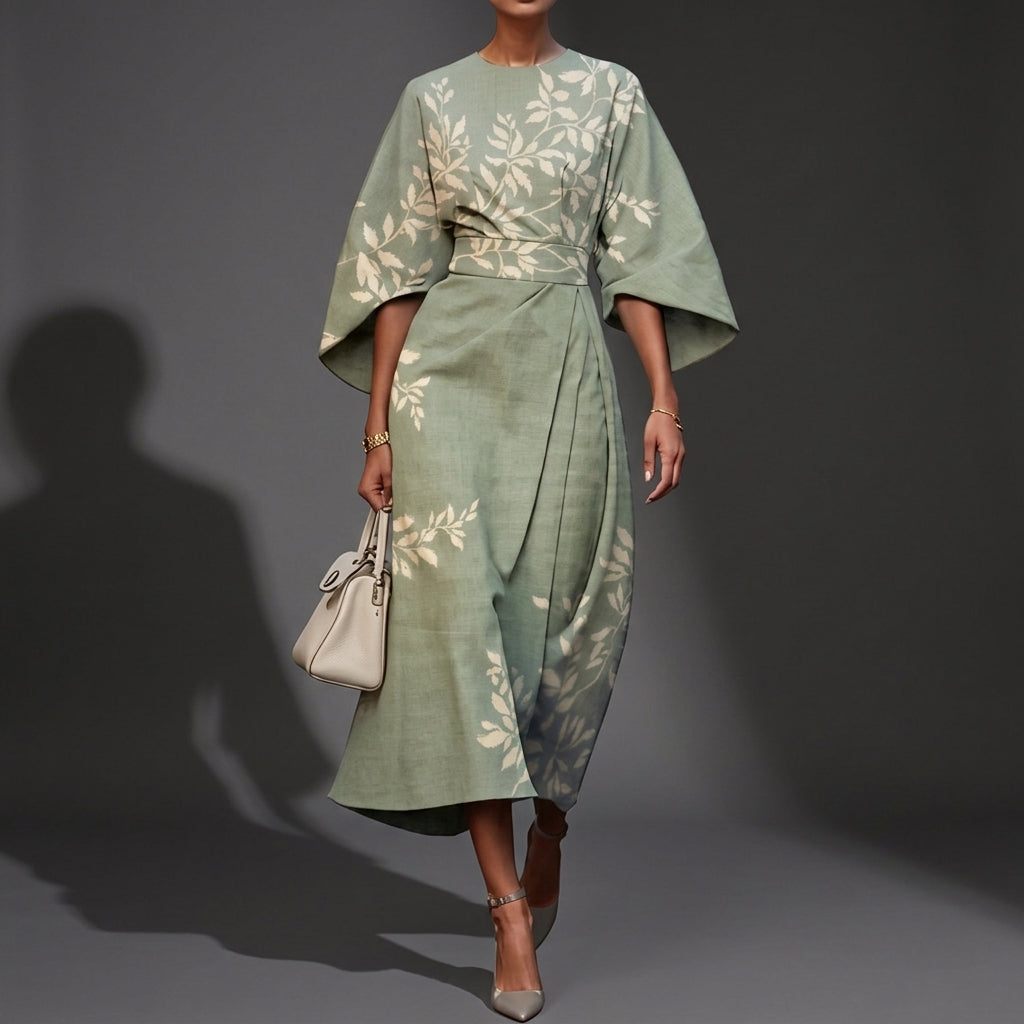 Salamanca Floral Wide Sleeve Dress