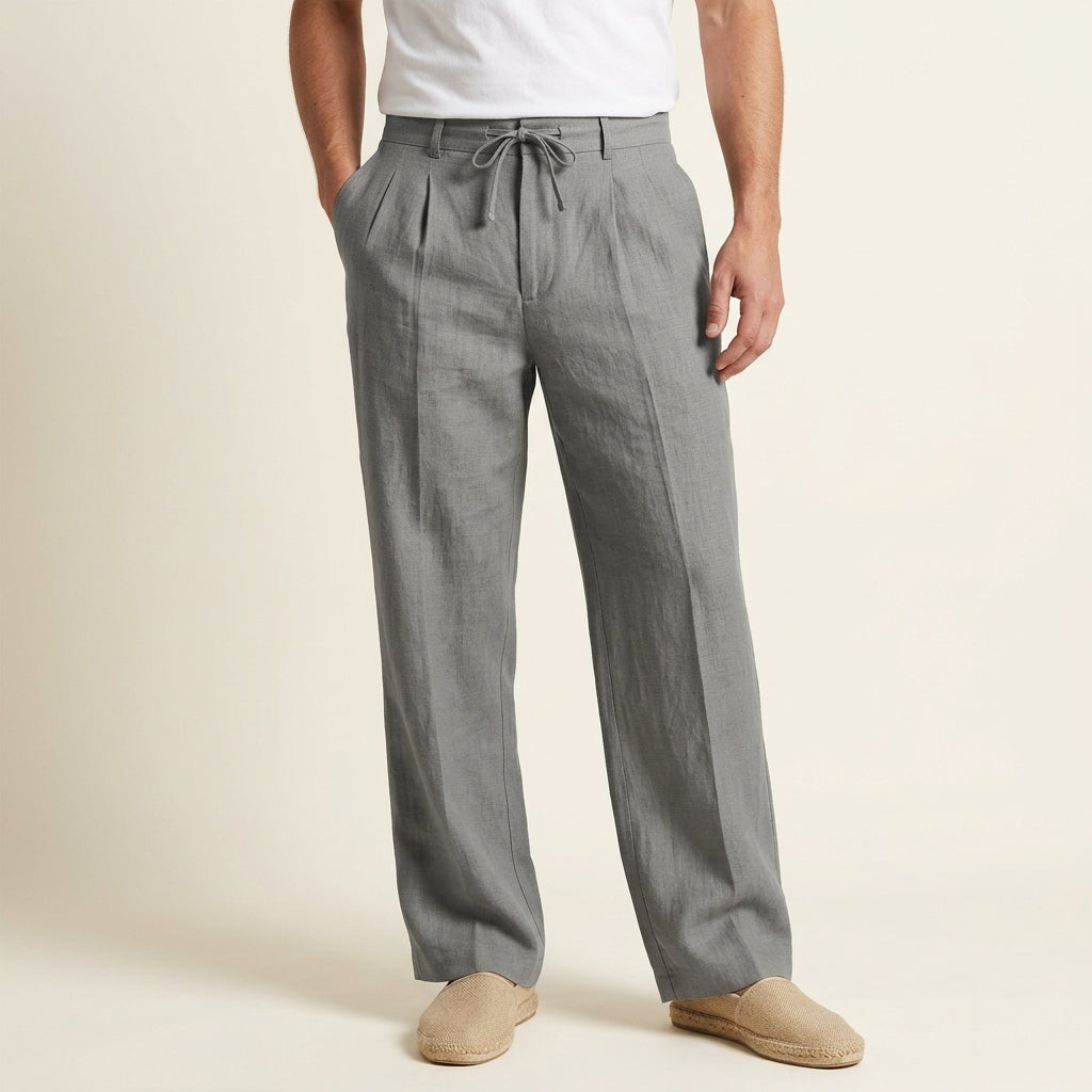Chelsea Men's Linen Drawstring Pants