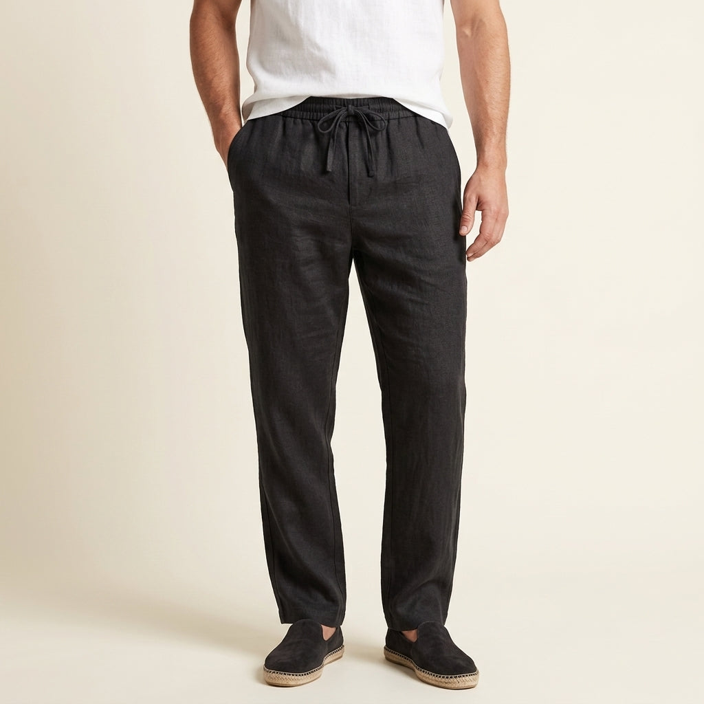 Chelsea Men's Linen Drawstring Pants