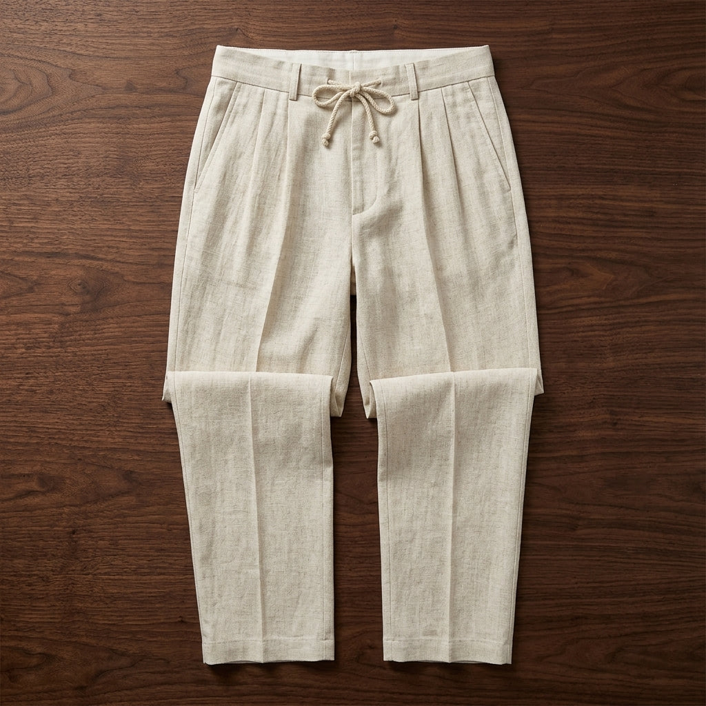 Chelsea Men's Linen Drawstring Pants