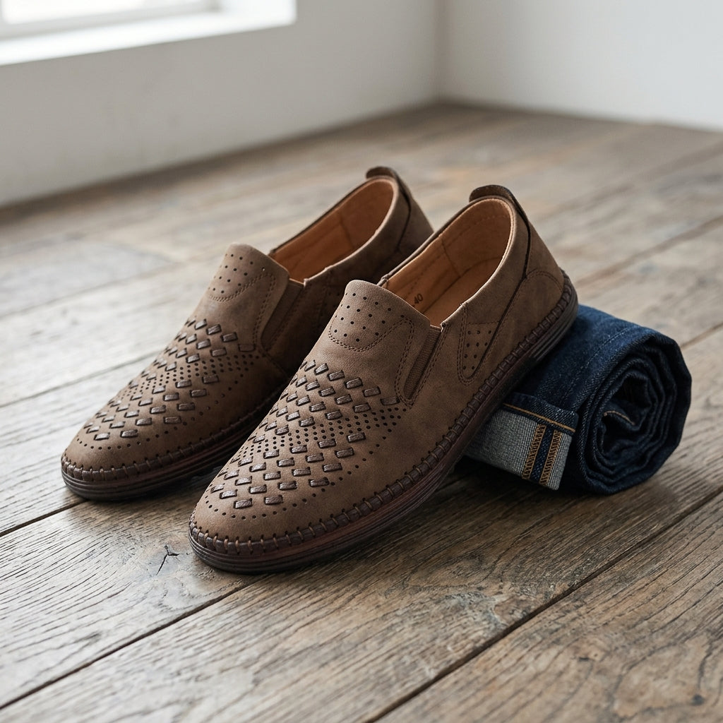 Langford Men's Suede Slip-On Loafers