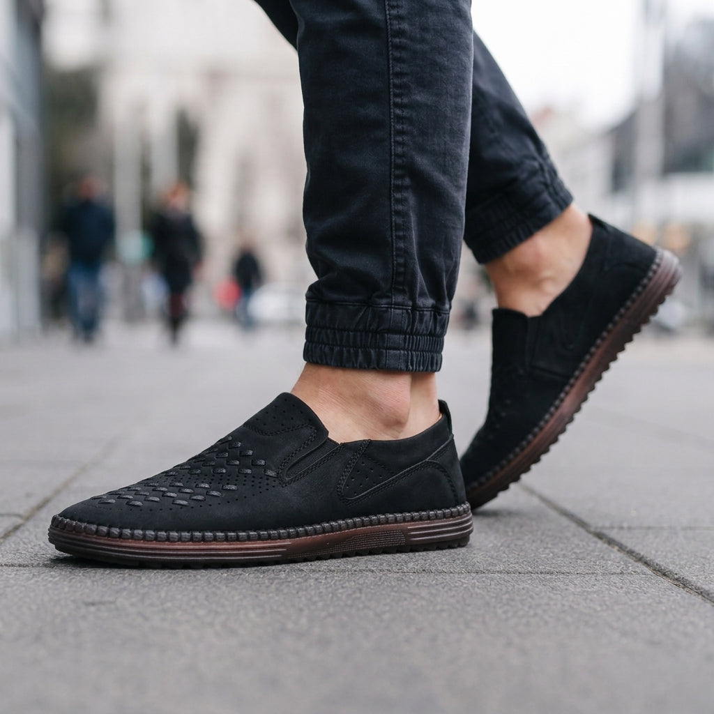 Langford Men's Suede Slip-On Loafers