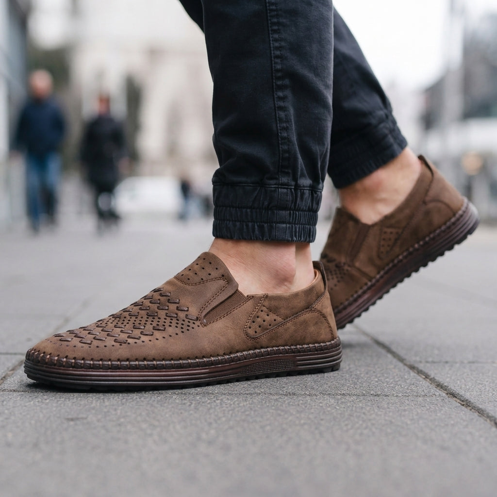 Langford Men's Suede Slip-On Loafers
