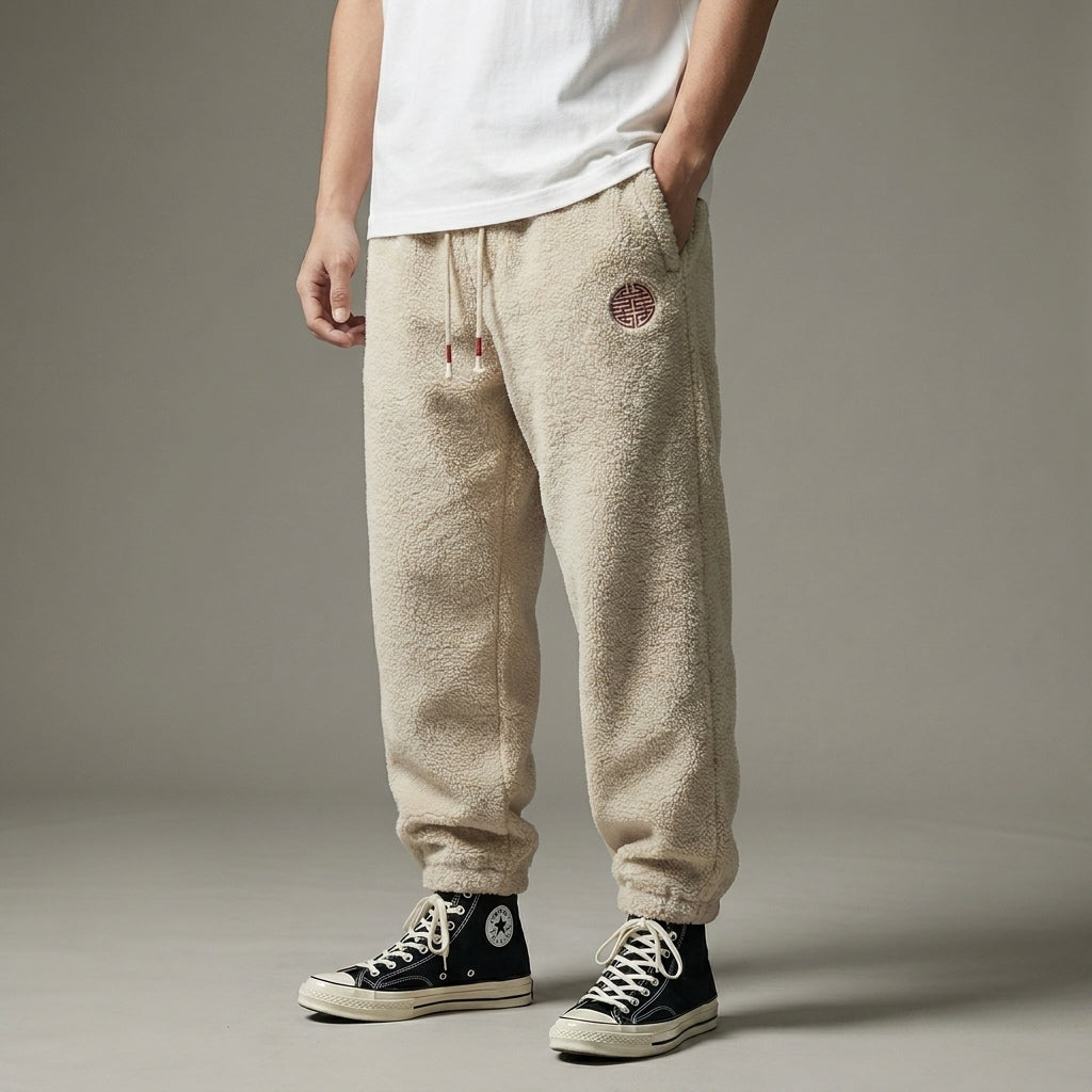 Hartley Men's Sherpa-Lined Fleece Sweatpants