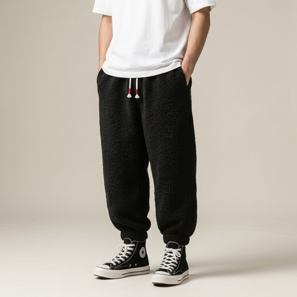 Hartley Men's Sherpa-Lined Fleece Sweatpants