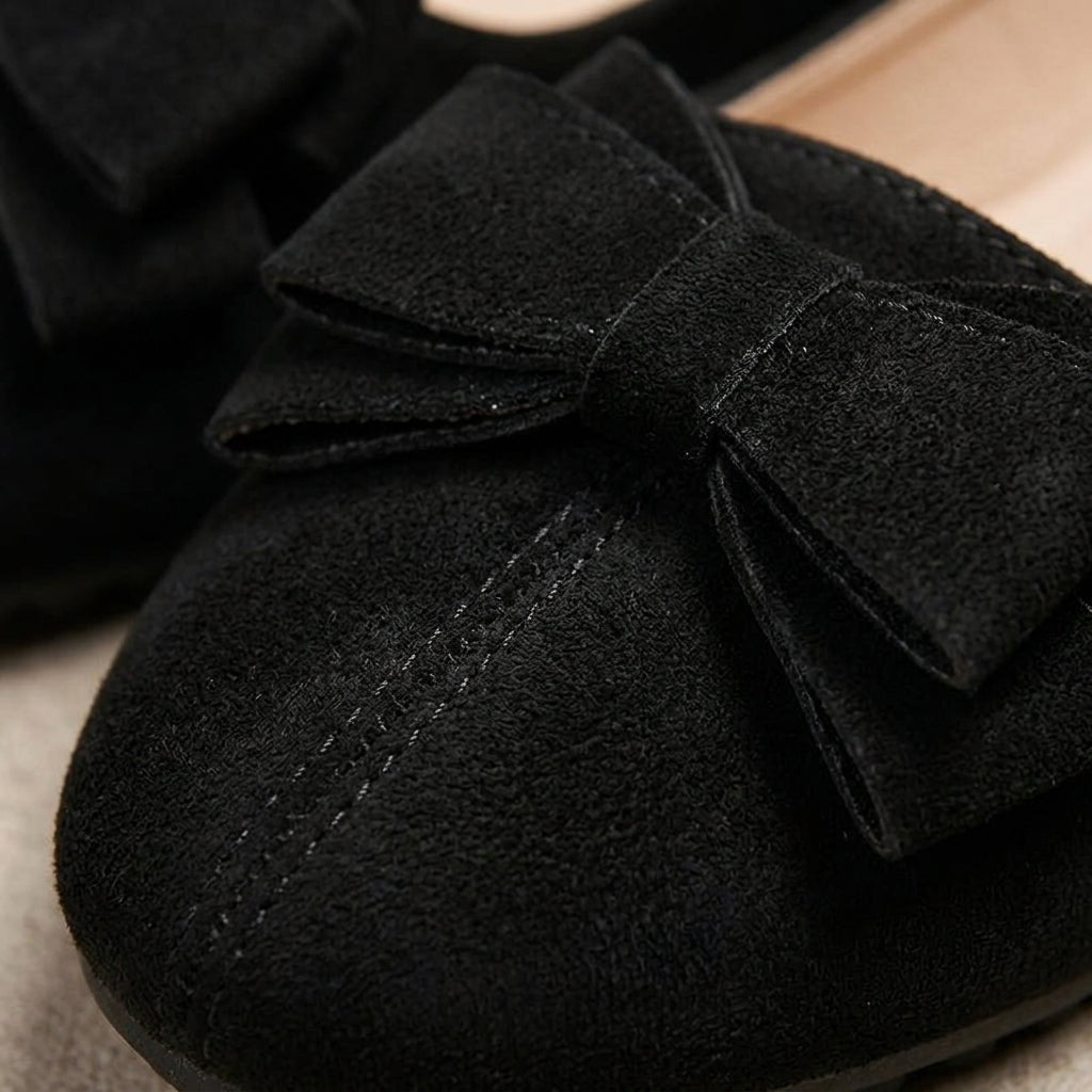 Amelie Women's Suede Bow Flats