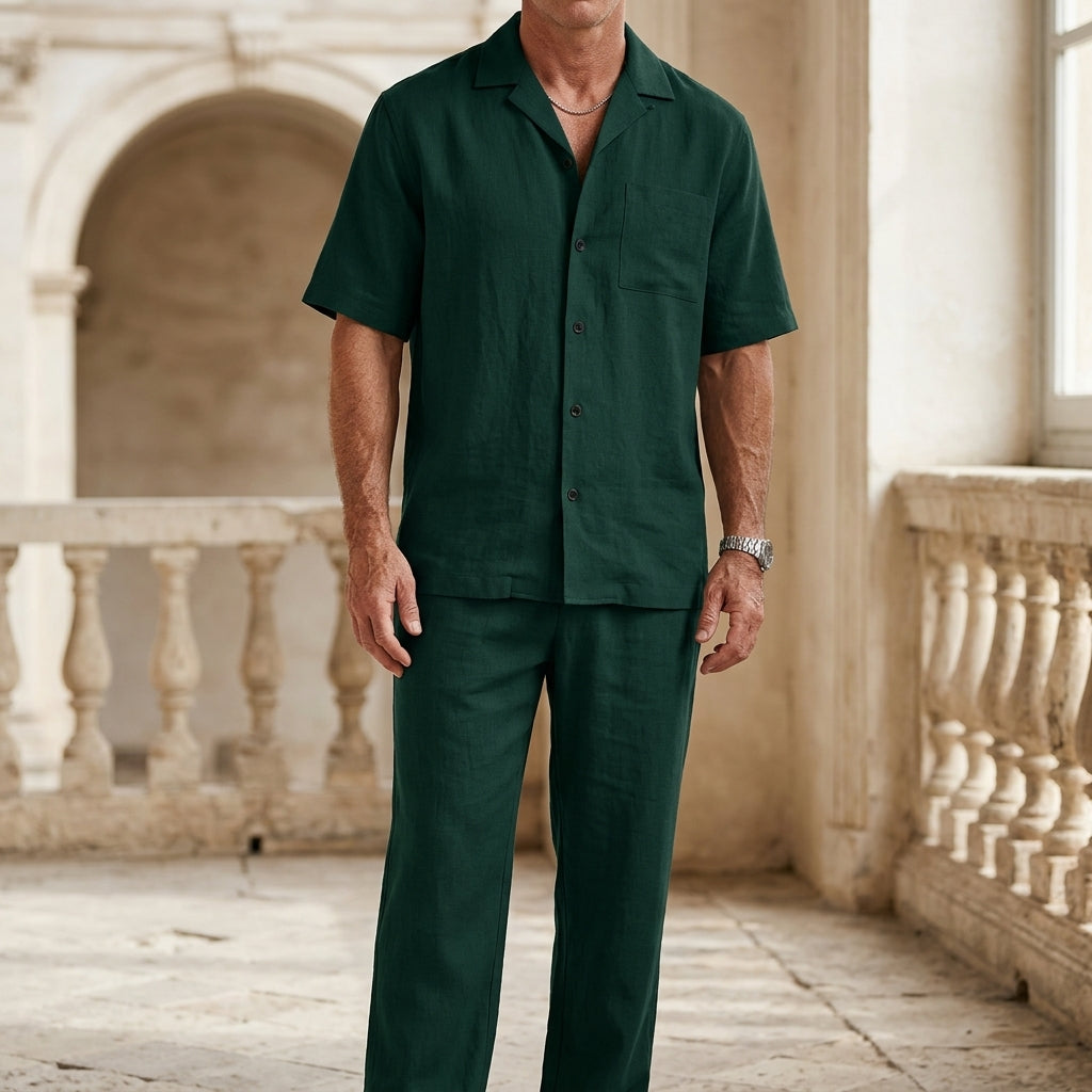 Hartley Two Piece Linen Summer Set