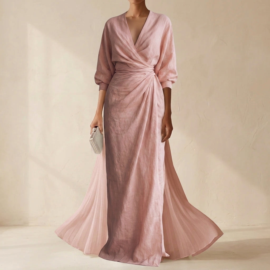 Margot Women's Linen Maxi Dress