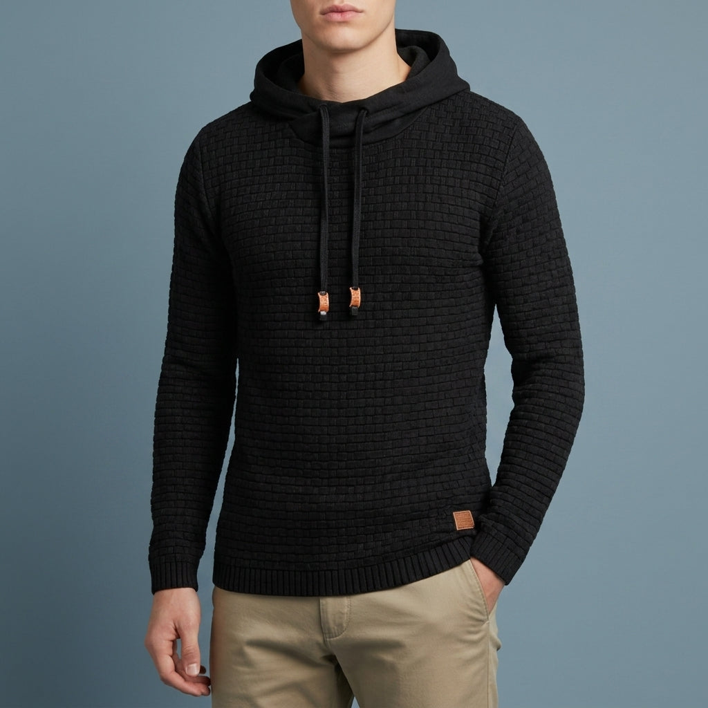 Camogli Textured Pullover Hoodie